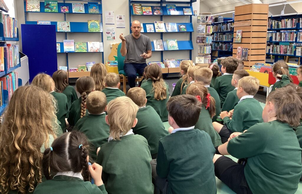 Chris Adriannse at the Berwick Library